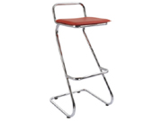 Bar Chair|Bar StoolCG-BS505_Office Furniture_Leather Facing Bar Stool_Bar Stool