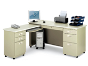 Steel office desk