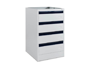 4-drawer bottom cabinet without top plane